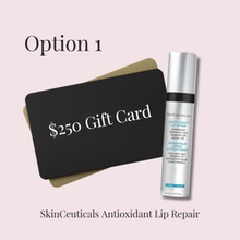 Load image into Gallery viewer, Mom's Choice | $250 Gift Card + Free Skincare Product
